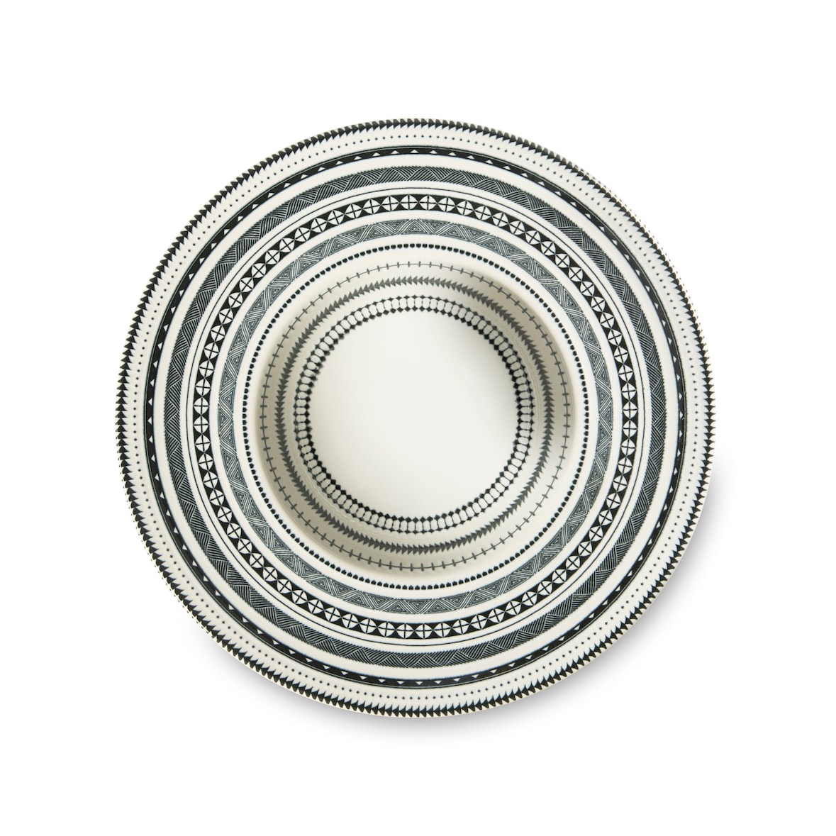 Excelsa Set mit 6 Pastatellern Etnico Keramik 28,5 cm Bunt