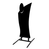 thumbnail of STOP TROTTOIR SERVICE Noir - pied à ressort noir 67x97x138cm Etiq-Etal