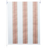 thumbnail of Rollo HWC-D52, Fensterrollo Seitenzugrollo Jalousie, 120x160cm Sonnenschutz Verdunkelung blickdicht ~ weiß/rot/beige