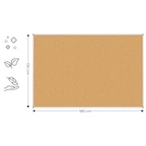 thumbnail of ALLBoards Tableau en Liège avec Cadre en Aluminium 180x120 cm