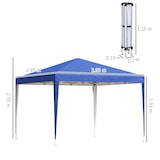 thumbnail of Outsunny Gazebo 3x3 m in Acciaio e Tessuto Oxford Verde