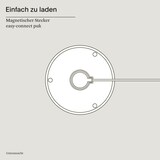 thumbnail of Nudrop Akku-Tischleuchte mini 210mm graphitgrau