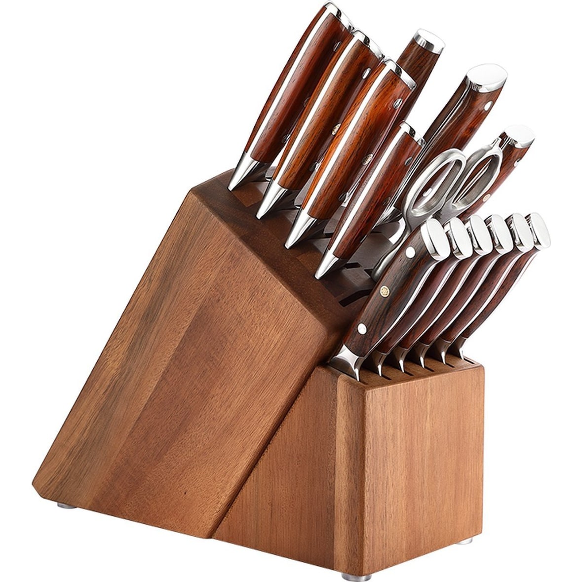 XinZuo - Damascus messenset 15-delig - B13R Yu series