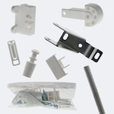 thumbnail of Tringle rideau pour porte de 120cm en Alu Satiné - Boulet