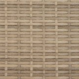 thumbnail of vidaXL Gartensofa 2-Sitzer mit Hockern Beige Poly Rattan