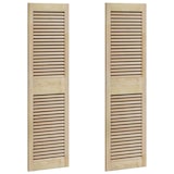 thumbnail of vidaXL Kastdeur 2 pcs Naturel 140.5x2x59.5 cm Massief grenenhout