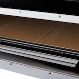 thumbnail of Forno elétrico de pizza para 6 + 6 pizzas 34 cm Ø, 2 câmaras 105 x 70 x 14 cm, gama de temperatura: 50-450°C, 17,6 kW, 400 V, 11456 Vaiotec