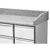 thumbnail of Meuble à Pizza Réfrigéré Compact 600x400 - 1 Porte et 4 Tiroirs - Dynasteel
