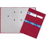 thumbnail of Unterschriftsmappe 5 Fächer Leinen rot