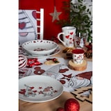 thumbnail of Excelsa service de 18 assiettes Gnome Sweet Home porcelaine multicolore