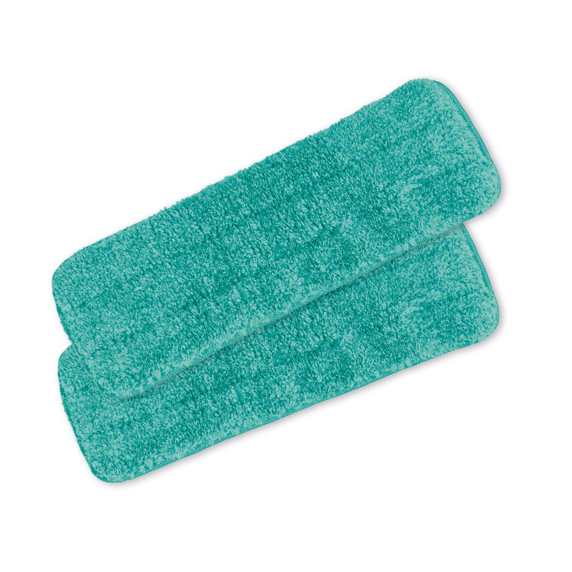 CLEANmaxx Wischmopp Komfort - Ersatz-Tücher 2er-Set, türkis