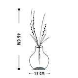 thumbnail of Evila Originals, Flowerpot- TNL1160, Schwarz, Dekofiguren, 100% Metall (Dicke: 1