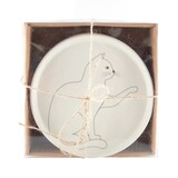 thumbnail of Assiettes a dessert chat noir et blanc - lot de 4