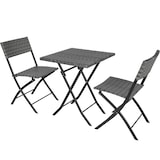 thumbnail of tectake Conjunto de ratán Trevi - Gris