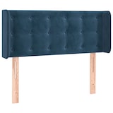 thumbnail of vidaXL LED Kopfteil Dunkelblau 103x16x78/88 cm Samt
