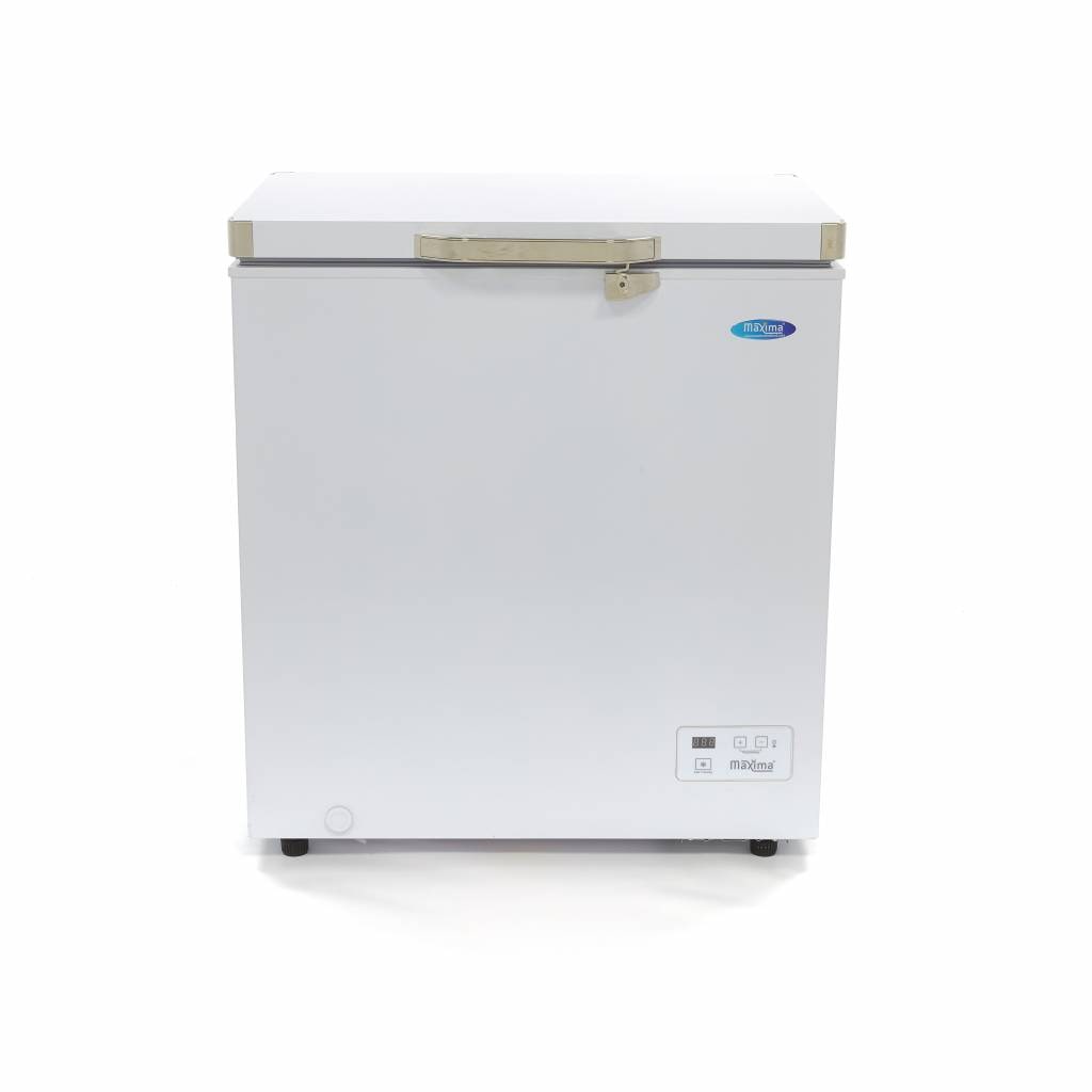 Congélateur Coffre Professionnel 140L avec Éclairage LED, Serrure et Panier Intérieur - Compact | Maxima