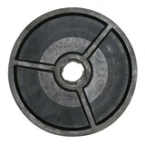 thumbnail of Ketten- / Warnständer Komplett-Set mit 10 Kettenständern, 18 m Kette, Rohr Ø 70 mm, Höhe 1000 mm, Standfuß aus Vollgummi