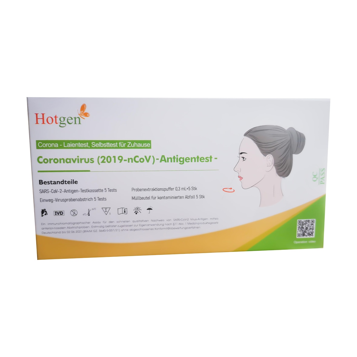 100er Pack Hotgen Antigen Schnelltest (VPE 5)