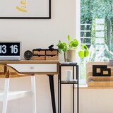 thumbnail of Relaxdays Schreibtisch Organizer, 4 Schubladen, Bambus & MDF, Schreibtischbutler Büro, HBT: 13,5x33x21 cm, natur/schwarz