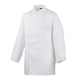 thumbnail of 216 - Kochjacke langarm, mit Druckknöpfen : weiß 100% Baumwolle 230 g/m² (15) S