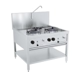 thumbnail of Combisteel gaswoktafel met 3 branders – 2x 17 kW + 1x 9 kW, vrijstaand
