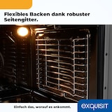 thumbnail of Exquisit Induktions-Standherd EHI 60-3.1 Inox | Energieeffizienzklasse A | 64,3 l Garraum | Glaskeramik Kochfeld | Induktions-Standherd 60 cm