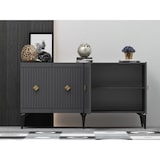 thumbnail of Aparador Midas Antracita Oro 150x40x79 cm