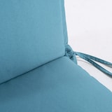 thumbnail of Cojín para sillón de jardín reclinable estándar turquesa, Tamaño 109x45x4 cm, Desenfundable