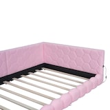 thumbnail of Merax 140*200cm Schlafsofa, 16 Farben Umgebungslicht, USB-Anschluss, Bequemes Material, Rosa