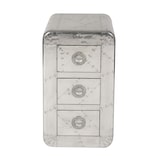 thumbnail of SIT Möbel Commode | 3 tiroirs | Manguier et MDF | Ferrures en aluminium argenté | L 45 x P 40 x H 80 cm