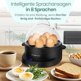 thumbnail of Emerio Eierkoker Elektrisch 350W - Voor 7 Eieren - Meertalige Spraakfunctie - Automatische Uitschakeling - EB-131811.1 Zwart
