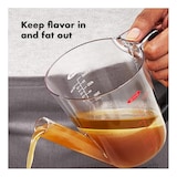 thumbnail of Oxo Good Grips, caraffa separa grassi 500 ml con coperchio e tappo