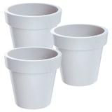 thumbnail of WellHome - Set 3 Pflanztöpfe 1L LOFLY Ø13,4 cm/Stück Farbe Weiß