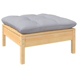 thumbnail of vidaXL 11-tlg. Garten-Lounge-Set mit Grauen Kissen Kiefernholz