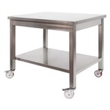 thumbnail of Tavolo Inox Professionale su Ruote cm 80x70x85