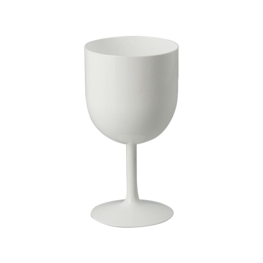 Firplast Verre à pied réutilisable blanc en PP 180ml (x250)