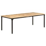 thumbnail of Table de salle à manger 220x100x76 cm Bois de manguier brut Modèle Polaris Essence