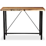 thumbnail of Helloshop26 - Table haute mange debout bar bistrot bois massif de récupération 120 cm 0902083