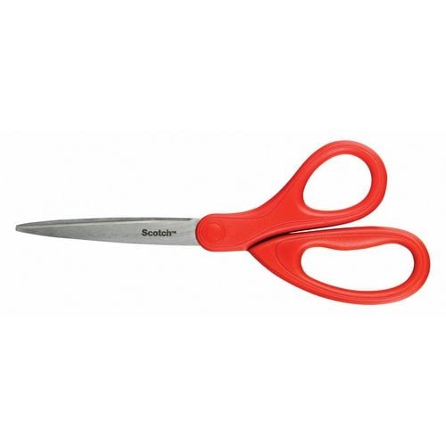 Scotch Universal Geeignet Für Linkshänder Schere 180 mm Edelstahl Rot