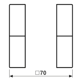 thumbnail of Jung Tastensatz 2fach LC 502 TSA 249 LC502TSA249