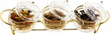 thumbnail of 7 Teiliger Snack-Set Servierschalen für Snacks mit goldenen und silbernen Details