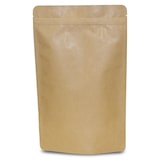 thumbnail of 100x Standbodenbeutel Kraftpapier braun ALU-FREI 130x225x70mm 500ml