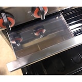 thumbnail of EURAST - Cocina central 4 fuegos y 1 horno pasante, a gas - 1040x1050x900 mm - 29,5 Kw - 40071010