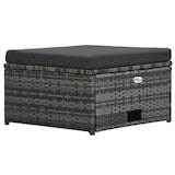 thumbnail of vidaXL 4-tlg. Garten-Lounge-Set mit Auflagen Poly Rattan Grau