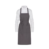 thumbnail of LISBON - Cotton Heavyweight Bib Apron with Pocket: One Size / Red