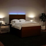 thumbnail of vidaXL Boxspringbett mit Matratze Rosa 140x200 cm Samt