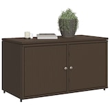 thumbnail of vidaXL Gartenschrank Braun 110x55x60,5 cm Poly Rattan