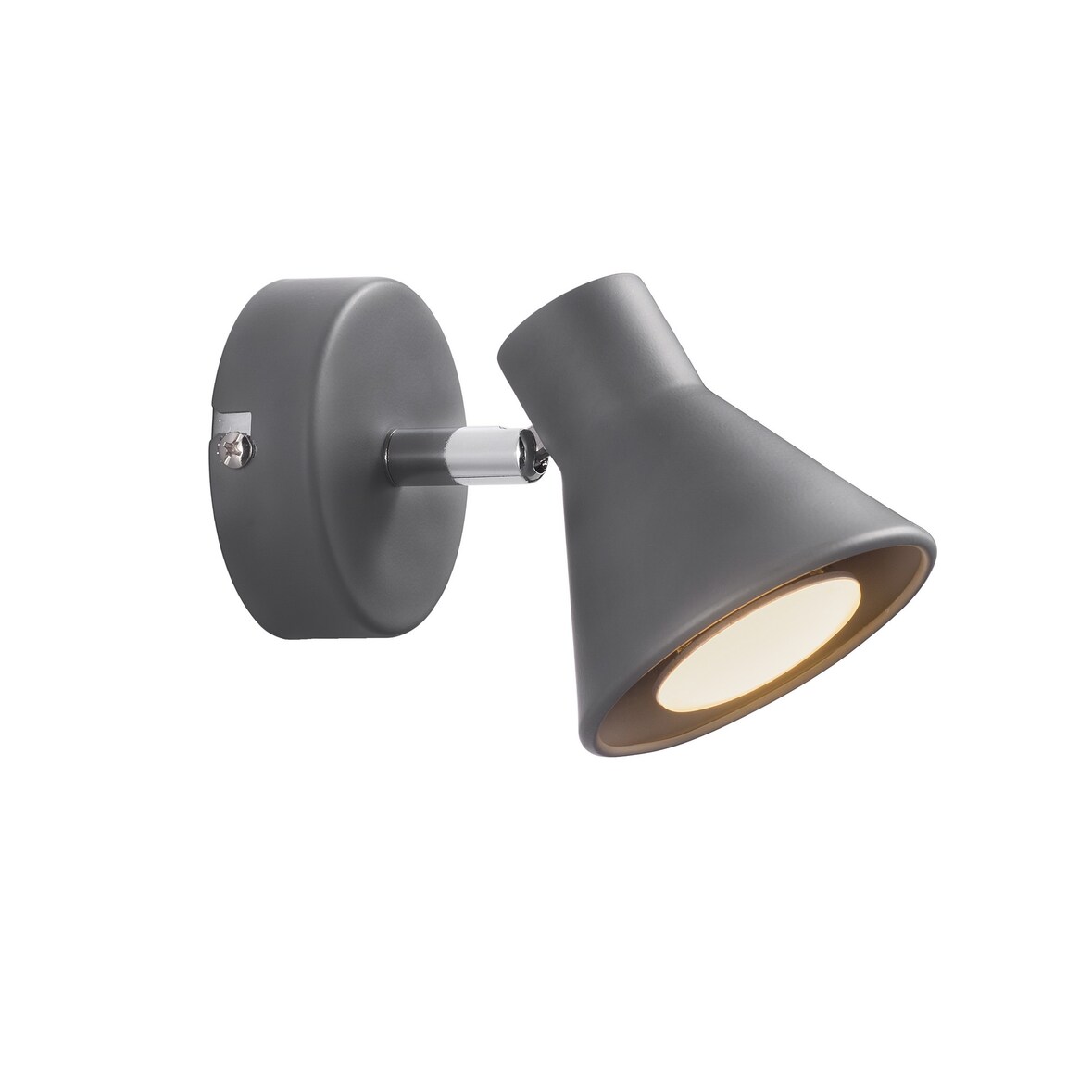 Applique murale luminaire EIK  Métal Gris H. 11 IP20 -Intérieur