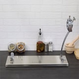 thumbnail of 3 Claveles - Soporte Jamonero Plegable en Acero Inoxidable con Cabezal Giratorio