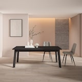 thumbnail of Mesa Sala de Jantar, Mesa Cozinha, 194x90x75cm, Para 10 pessoas, Pés de madeira, Estilo moderno, Preto _ 391_19